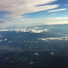 Flugwegposition um 13:16:42: Aufgenommen in der Nähe von Gemeinde Soboth, Österreich in 4672 Meter